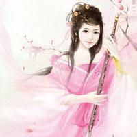 古装美女简笔画头像