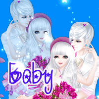 微信炫舞卡通重影头像